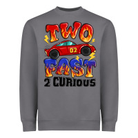 Storm two fast two curious boys birthday racing car Heavyweight Sweatshirt - MaliasSmallBusiness