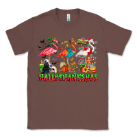 Chestnut happy hallothanksmas flamingo Classic Tee - CowhideDigitalArt