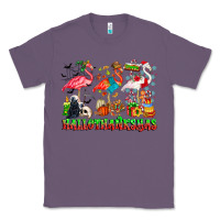Lavender happy hallothanksmas flamingo Classic Tee - CowhideDigitalArt