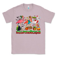 Lilac happy hallothanksmas flamingo Classic Tee - CowhideDigitalArt