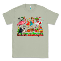 Matcha happy hallothanksmas flamingo Classic Tee - CowhideDigitalArt