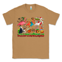 Toasted Coconut happy hallothanksmas flamingo Classic Tee - CowhideDigitalArt