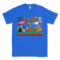 True Royal happy hallothanksmas flamingo Classic Tee - CowhideDigitalArt