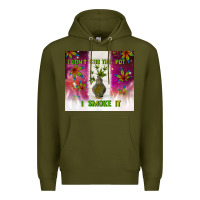 Army Green i don't stir the pot i smoke it Premium Hoodie - TumblerDesignByShophia