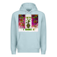 Blue Mist i don't stir the pot i smoke it Premium Hoodie - TumblerDesignByShophia