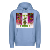 Colony Blue i don't stir the pot i smoke it Premium Hoodie - TumblerDesignByShophia