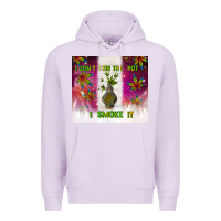 Lilac i don't stir the pot i smoke it Premium Hoodie - TumblerDesignByShophia