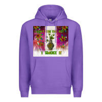 Purple i don't stir the pot i smoke it Premium Hoodie - TumblerDesignByShophia