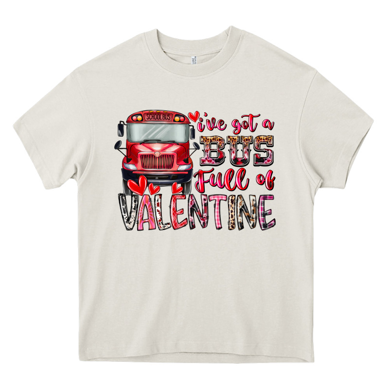 I've Got Bus Full Of Valentine Heavy Core Tee by RacoonDesign | Teevron