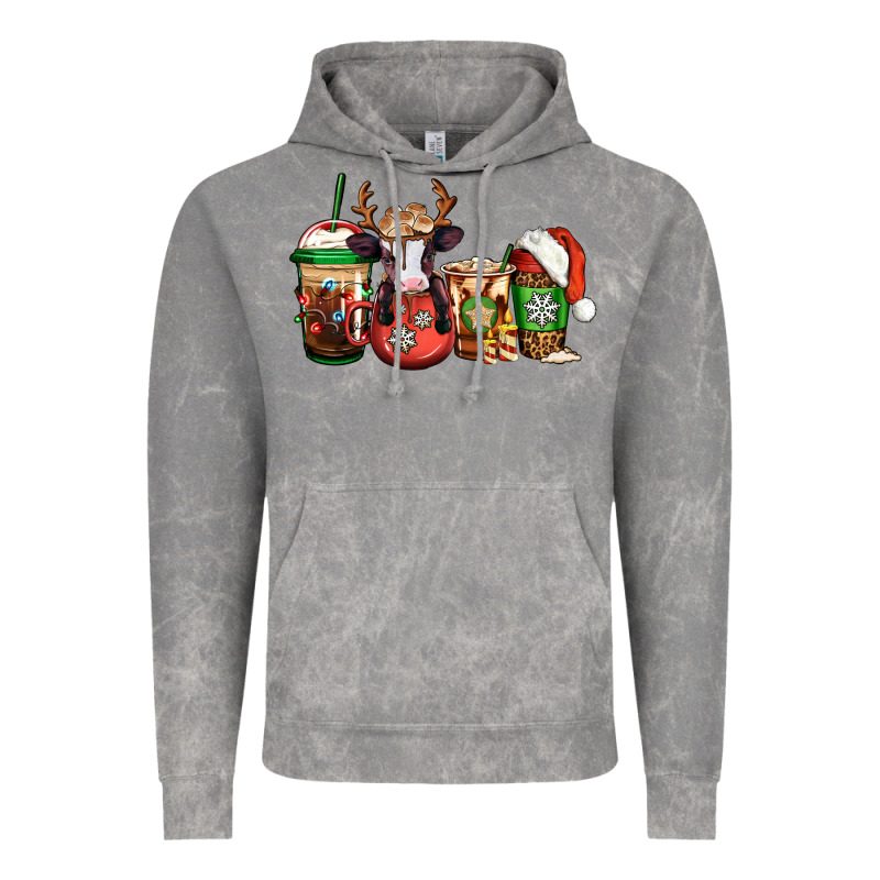 Christmas Baby Calf Coffee Cups Vintage Hoodie by Jasminsmagicworld | Teevron