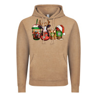 Vintage Coffee christmas baby calf coffee cups Vintage Hoodie - Jasminsmagicworld