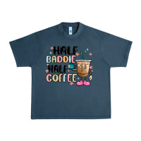 Midnight Navy half baddie half coffee Urban Heavy Tee - MaliasSmallBusiness