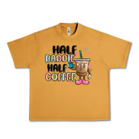 Peanut Butter half baddie half coffee Urban Heavy Tee - MaliasSmallBusiness