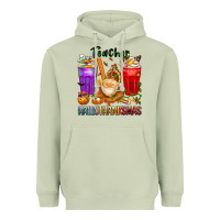 Matcha hallothanksmas teacher Heavyweight Hoodie - texasbilliewilder