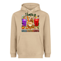 Mushroom hallothanksmas teacher Heavyweight Hoodie - texasbilliewilder