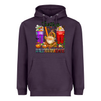 Plum hallothanksmas teacher Heavyweight Hoodie - texasbilliewilder