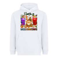 White hallothanksmas teacher Heavyweight Hoodie - texasbilliewilder