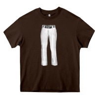 Chocolate Brown baseball uniform pant fa element Heavy Core Tee - FaDigitalArtStudio