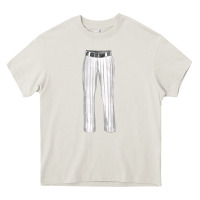 Cream baseball uniform pant fa element Heavy Core Tee - FaDigitalArtStudio