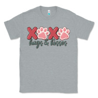 Heather Grey xoxo hugs and kisses Classic Tee - MaliasSmallBusiness