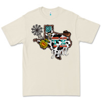Bone tx yall western Premium Tee - CowhideDigitalArt