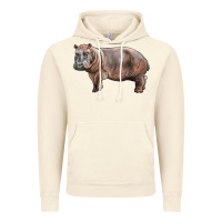 Vintage Artic hippopotamus Vintage Hoodie - LillyAllenDesigns