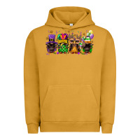 Pigment Peanut Butter Mardi Gras afro gnomies Urban Hoodie - FaDigitalArtStudio
