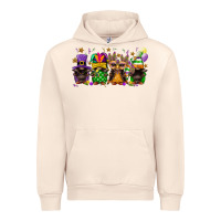 Sandshell Mardi Gras afro gnomies Urban Hoodie - FaDigitalArtStudio