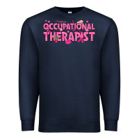 Navy breast cancer occupational therapist Premium Sweatshirt - texasbilliewilder