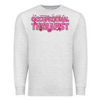Oatmeal Heather breast cancer occupational therapist Premium Sweatshirt - texasbilliewilder