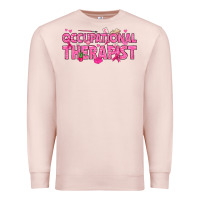 Pale Pink breast cancer occupational therapist Premium Sweatshirt - texasbilliewilder