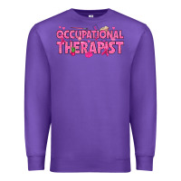 Purple breast cancer occupational therapist Premium Sweatshirt - texasbilliewilder