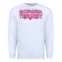 White breast cancer occupational therapist Premium Sweatshirt - texasbilliewilder
