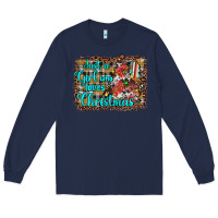 Navy just a girl who loves christmas Long Sleeve Tee - JahusDesignShop
