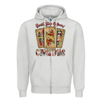 Dont Stop Believin Christmas Zipper Hoodie | Teevron