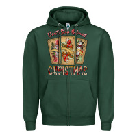 Sports Green dont stop believin christmas Zipper Hoodie - SublimationCraftShop