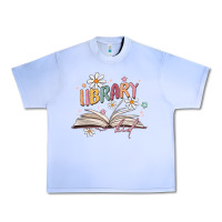 Grape Ice library kid Urban Heavy Tee - MaliasSmallBusiness