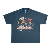 Midnight Navy library kid Urban Heavy Tee - MaliasSmallBusiness