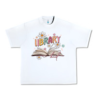 White library kid Urban Heavy Tee - MaliasSmallBusiness