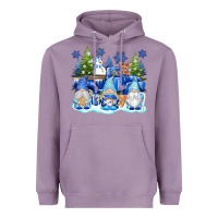 Lavender snow gnome truck Heavyweight Hoodie - texasbilliewilder