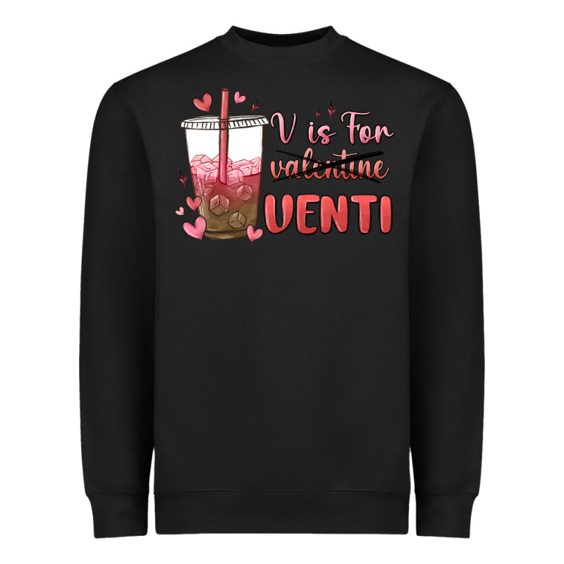 V Is For Valentine Venti Heavyweight Sweatshirt by MaliasSmallBusiness | Teevron