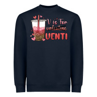 Navy v is for valentine venti Heavyweight Sweatshirt - MaliasSmallBusiness
