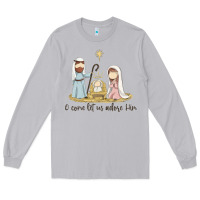 Moon Dust o come let us adore him Long Sleeve Tee - MaliasSmallBusiness