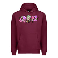 Burgundy Easter eggs and crown of thorns Easter Day Premium Hoodie - HowdyJamesFarm