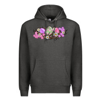 Charcoal Heather Easter eggs and crown of thorns Easter Day Premium Hoodie - HowdyJamesFarm