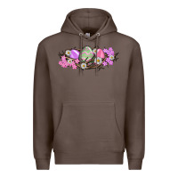 Coffee Easter eggs and crown of thorns Easter Day Premium Hoodie - HowdyJamesFarm