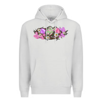 Dove Grey Easter eggs and crown of thorns Easter Day Premium Hoodie - HowdyJamesFarm