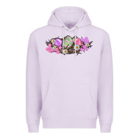 Lilac Easter eggs and crown of thorns Easter Day Premium Hoodie - HowdyJamesFarm