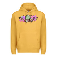 Mustard Easter eggs and crown of thorns Easter Day Premium Hoodie - HowdyJamesFarm