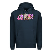 Navy Easter eggs and crown of thorns Easter Day Premium Hoodie - HowdyJamesFarm